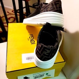 My fairly used black Fendi sneakers